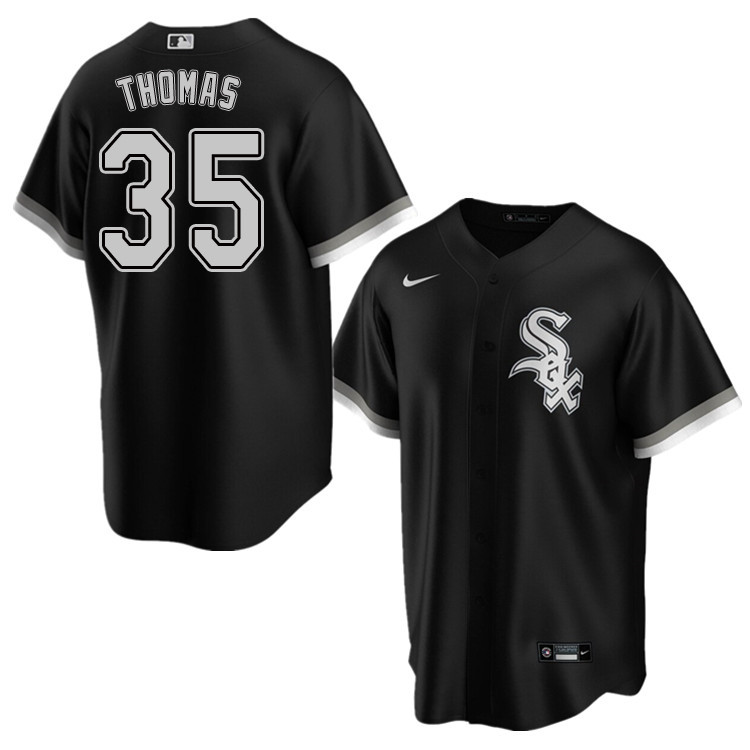 Nike Men #35 Frank Thomas Chicago White Sox Baseball Jerseys Sale-Black